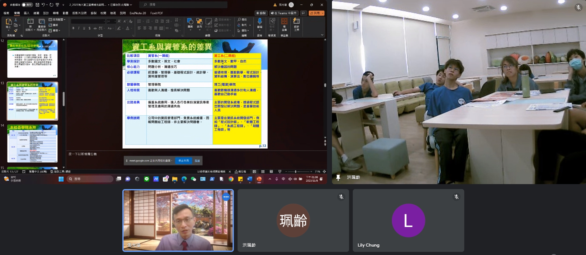 20231108 資工系張光遠老師_臺東高中